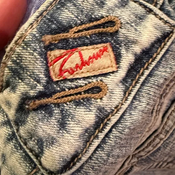 Handmade Denim Jean and Blue Tote Bag clean inside - Picture 5 of 7